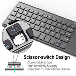 2.4G Wireless Keyboard with Number Touchpad Mouse - Gamer Tech