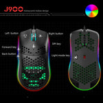 HXSJ J900 RGB USB Gaming Mouse 6 DPI Adjustable, Ergonomic for PC & Office