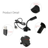 360° Adjustable USB Desktop Microphone For PC & Laptop