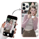 Personalized Silicone Phone Case For iPhone Models - Custom Photo Design