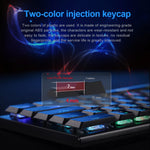 REDRAGON Horus K618 RGB Mechanical Gaming Keyboard - Bluetooth 5.0, Wireless USB 2.4G, 104 Keys