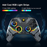 EasySMX X15 Wireless Gamepad Bluetooth Controller For PC/Phone/Switch RGB Light Hall Effect