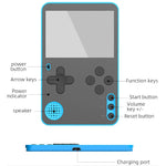 Portable and Rechargeable Handheld Retro 500 Classic Game Console