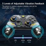 EasySMX X15 Wireless Gamepad Bluetooth Controller For PC/Phone/Switch RGB Light Hall Effect