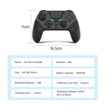 Wireless Dual Vibration Bluetooth Gamepad For PS4, Android, iOS, PC with Turbo Function