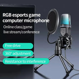 RGB USB Gaming Mic for Podcast, Studio, Streaming SF666R