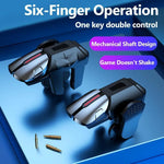 6-Finger Game Controller Triggers For Mobile Gaming