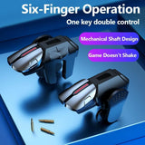 6-Finger Game Controller Triggers For Mobile Gaming