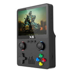 X6 Handheld Game Console 3.5" IPS Screen, Dual Joystick, 11 Simulators