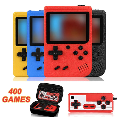 Portable Mini Retro Handheld Game Console - 400 Games, 3.0 Inch LCD Screen