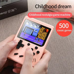 Retro Portable Mini Handheld Video Game Console - 500 Built-in Games