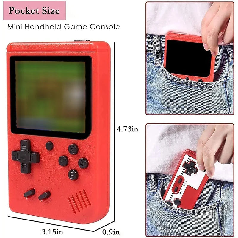 Portable Mini Retro Handheld Game Console - 400 Games, 3.0 Inch LCD Sc ...
