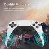 GAMINJA Wireless Controller Bluetooth Gamepad For PS4/PS3/PC