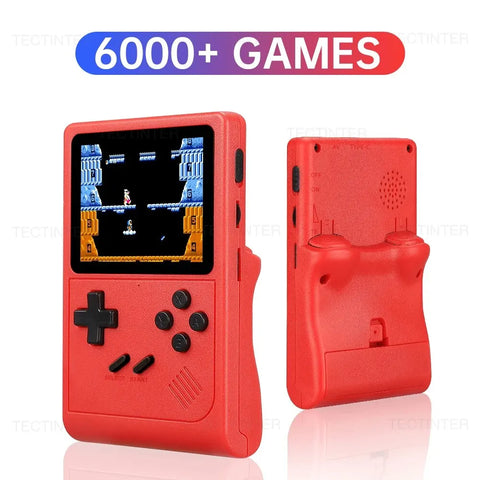 GB300 Handheld Game Console - 3.0 Inch Screen, 6000 Built-in Games, AV Output Support