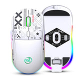 Hongsund T90 Wireless RGB Mechanical Gaming Mouse 3600 DPI, Ergonomic Design