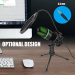 Pro USB Condenser Mic for PC/Laptop Streaming, Gaming, YouTube, Podcasts