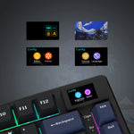 Mechanical Gaming Keyboard - OLED Display, Hot-Swappable, RGB