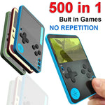 Portable and Rechargeable Handheld Retro 500 Classic Game Console