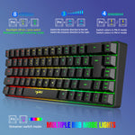 HXSJ V200 RGB Mini Gaming Keyboard - 19-Key Conflict-Free