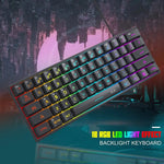 MageGee Mini RGB Backlit Keyboard - Waterproof, Wired