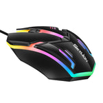 SKYLION F1 Wired Mouse - 3 Keys, Colorful Lighting, Windows & iOS