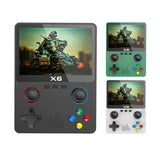 X6 Handheld Game Console 3.5" IPS Screen, Dual Joystick, 11 Simulators