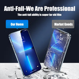 4Pcs Full Cover Tempered Glass Screen Protector for All iPhone Models