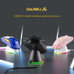 DAREU PC Gaming Mouse - Tri-Mode Bluetooth/Wired/2.4G Wireless