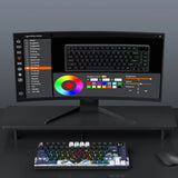 Mechanical Gaming Keyboard - OLED Display, Hot-Swappable, RGB