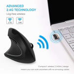 CHYI - Ergonomic Vertical Mouse 2.4G Wireless - Gamer Tech
