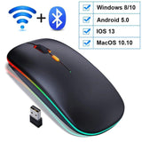 Dual Mode Wireless and Bluetooth Mouse - Gamer Tech