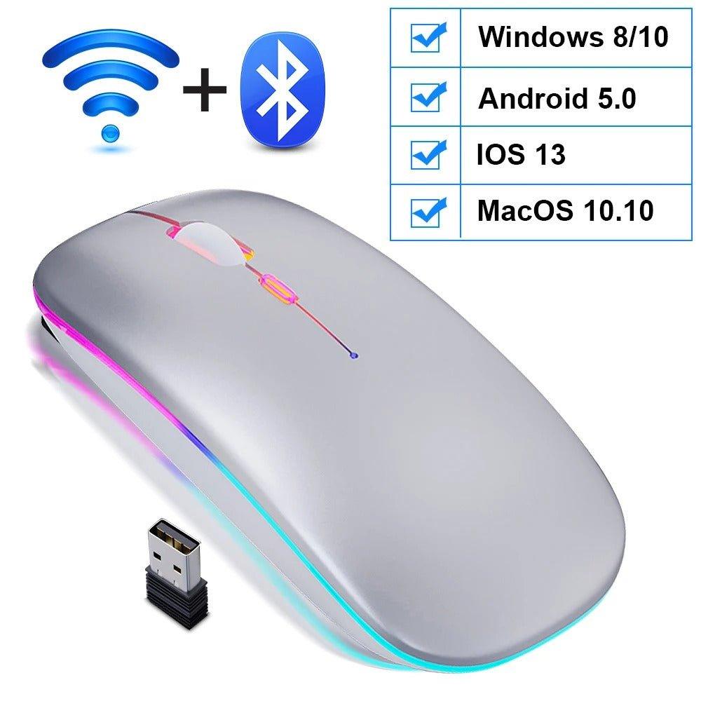Dual Mode Wireless and Bluetooth Mouse – Gamer Tech