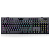 REDRAGON Horus K618 RGB Mechanical Gaming Keyboard - Bluetooth 5.0, Wireless USB 2.4G, 104 Keys