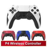 GAMINJA Wireless Controller Bluetooth Gamepad For PS4/PS3/PC