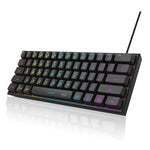 MageGee Mini RGB Backlit Keyboard - Waterproof, Wired