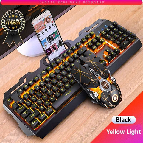 Gaming Keyboard w/ Phone holder and Mouse Pair - Gamer Tech