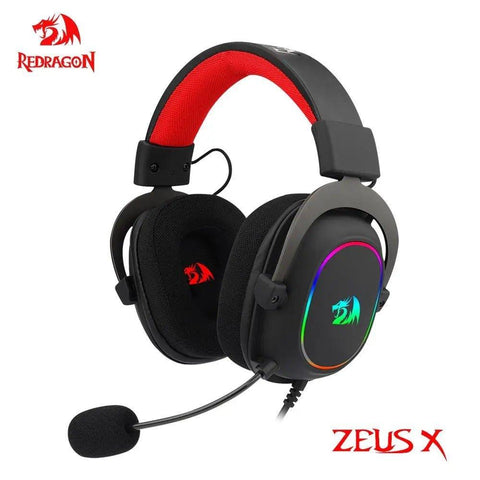 REDRAGON ZEUS X H510 Wired Gaming Headset 7.1 Surround sound - Gamer Tech