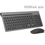 2.4 GHz Ultra-Thin Portable Wireless Keyboard and Mouse Combo - Gamer Tech