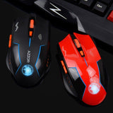 AZZOR - Silent Wireless Gaming Mouse 2400dpi - Gamer Tech