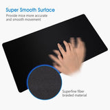 Black Computer Mouse Pad - Gamer Tech