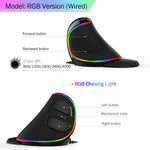 Delux M618 PLUS Ergonomics Vertical Gaming Mouse 6 Buttons 4000 DPI - Gamer Tech