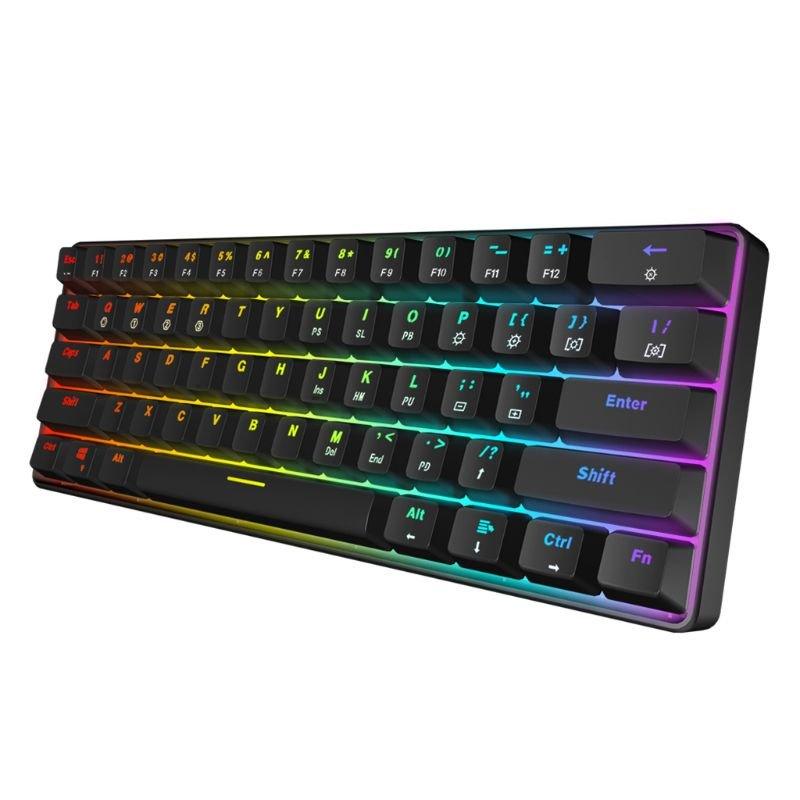 Skyloong GK61 SK61 LED RGB Mechanical Keyboard – Gamer Tech